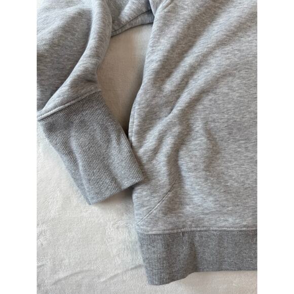 Free People Movement Hoodie Gray Marl Cotton Sweatshirt Size XS Oversized - Picture 5 of 11